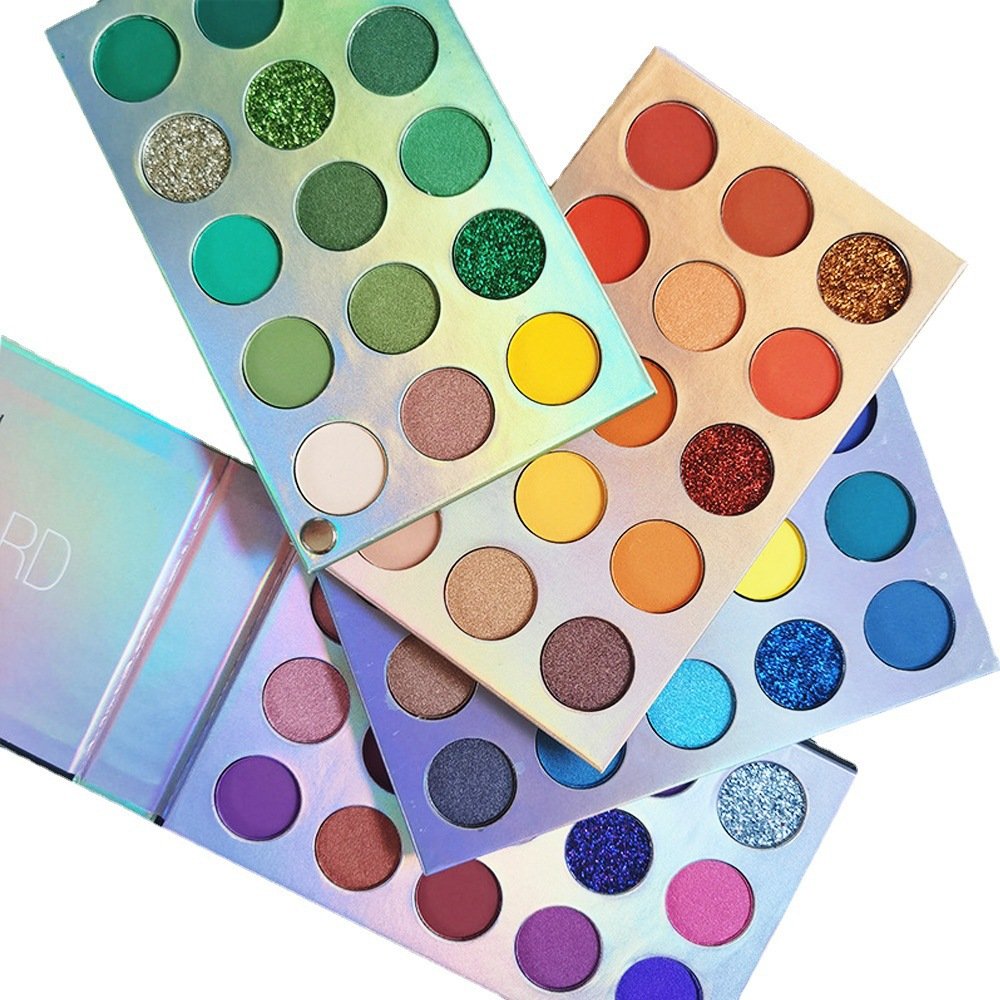 60 colors Libro de sombras de ojos private label korean make up book glitter matte eye shadow eyeshadow book palette makeup
