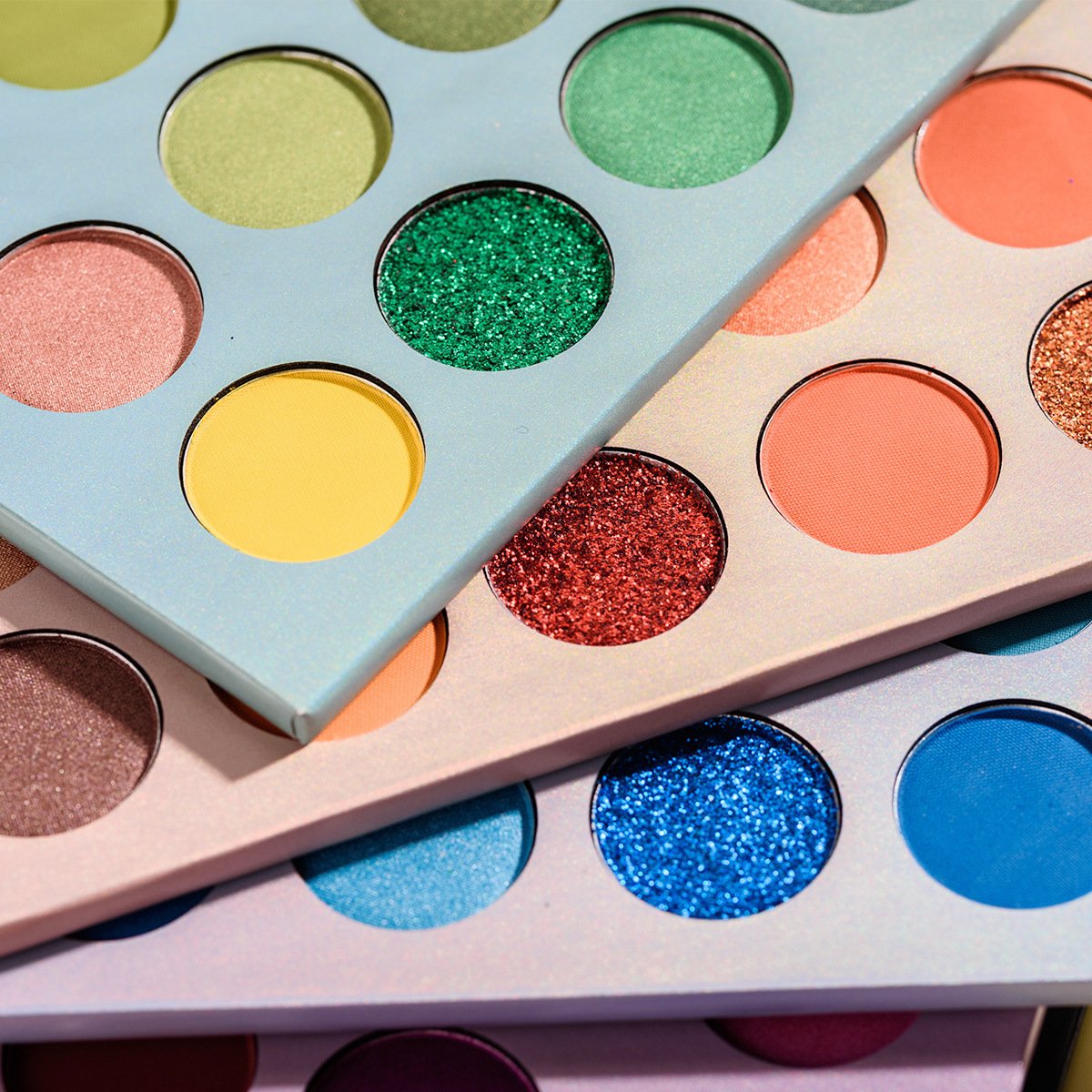 60 colors Libro de sombras de ojos private label korean make up book glitter matte eye shadow eyeshadow book palette makeup