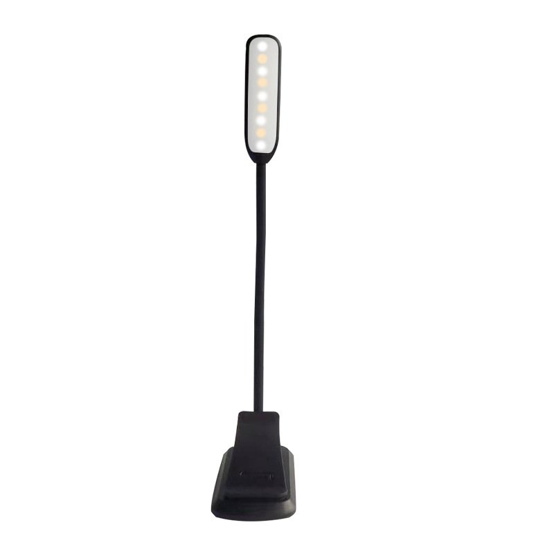 LED eye protection book reading light USB charging reading music score clip lamp