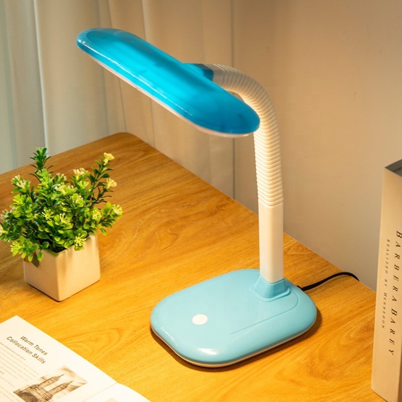 2024 New LED children's eye protection plug-in desk office reading lamp Cartoon cute multi-functional student learning desk lamp