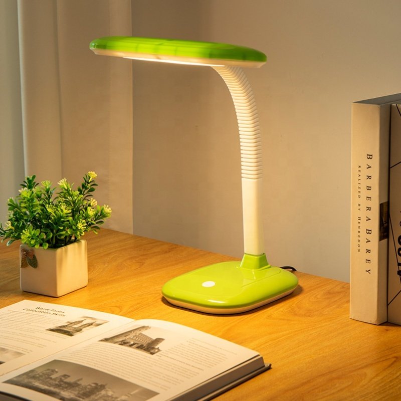 2024 New LED children's eye protection plug-in desk office reading lamp Cartoon cute multi-functional student learning desk lamp