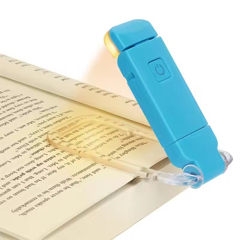 Hot Sales USB Rechargeable Book Light for Reading in Bed Portable Clip-on Dimmable 3 Brightness Levels LED Desk Reading Light