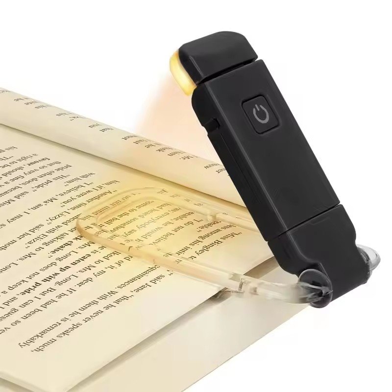 Hot Sales USB Rechargeable Book Light for Reading in Bed Portable Clip-on Dimmable 3 Brightness Levels LED Desk Reading Light