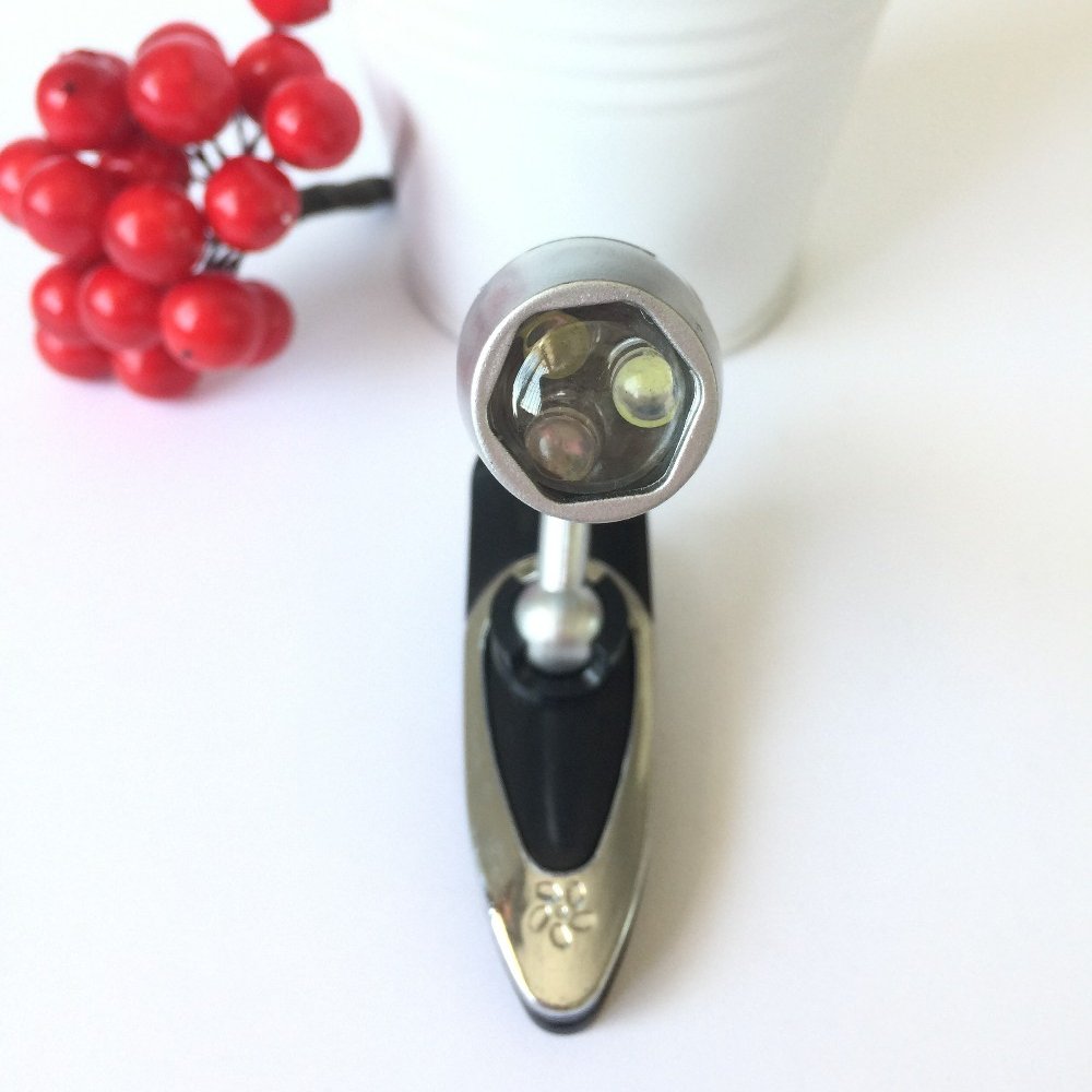 Bullet LED book light, Adjustable Clip On Book Reading Light Table Lamp Plastic