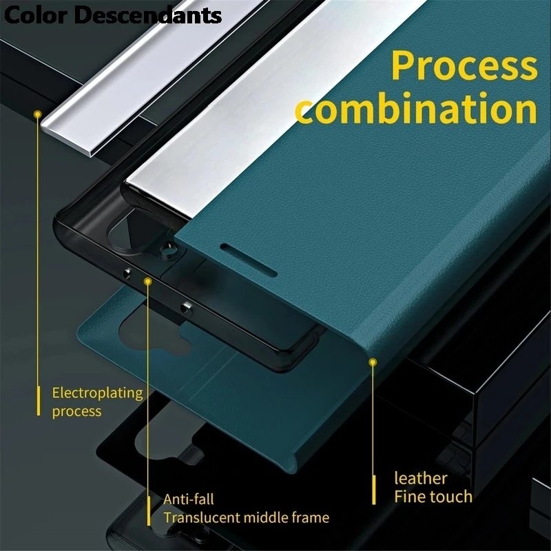 for Xiaomi for Redmi Note 13 Pro Plus Leather Flip Case Book Style Magnetic Stand Cover