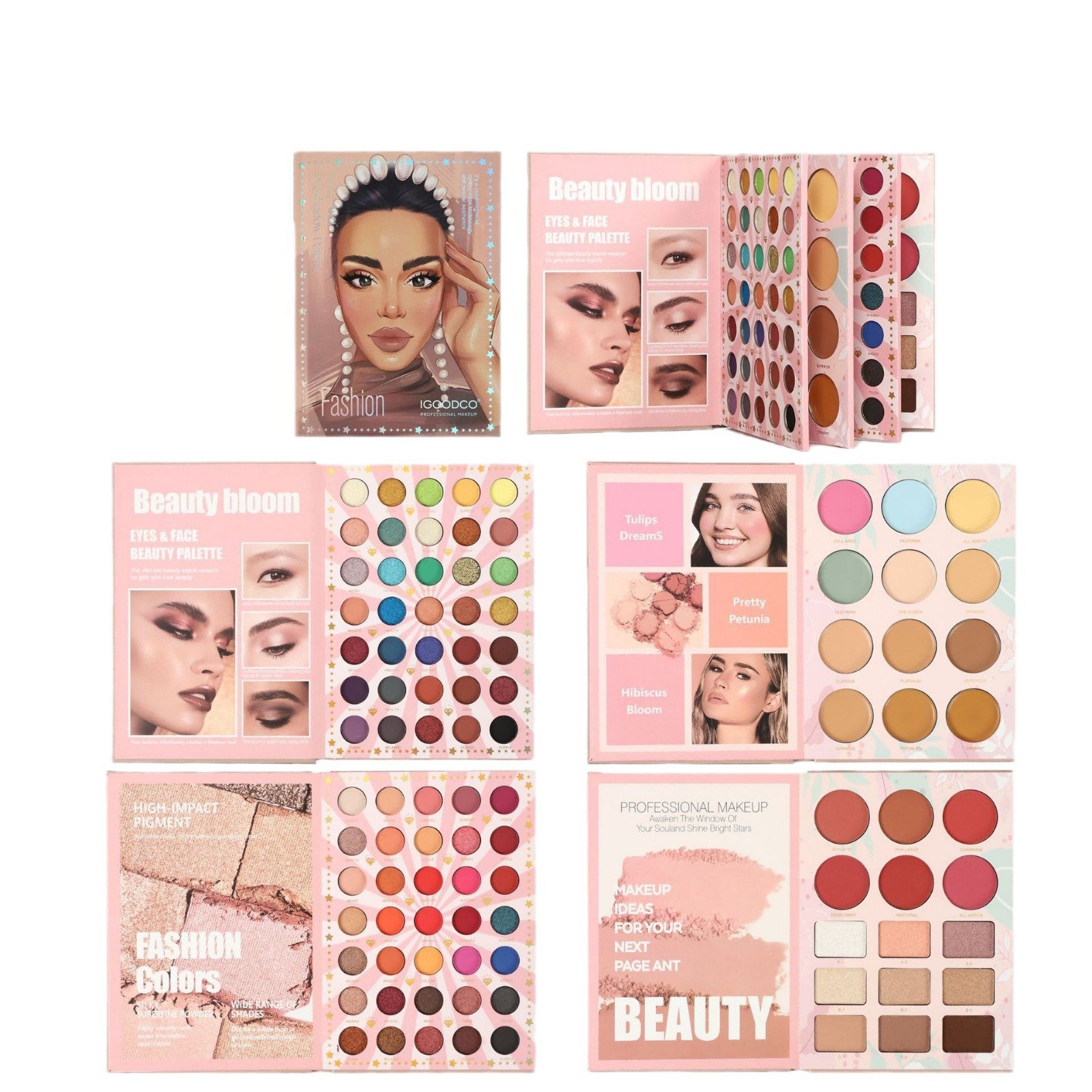 New 97-color book eyeshadow palette matte pearlescent blush highlight concealer multi-function makeup palette makeup book