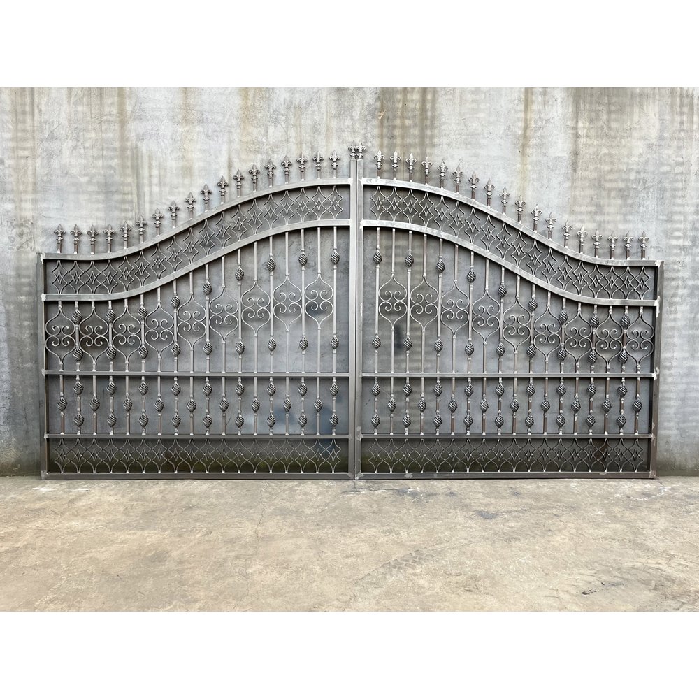 Metal Fences And Gates metal work design outdoor gate post lights wrought iron gate posts