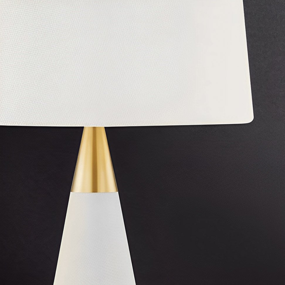 High quality white cloth cover lamp wholesale manufacturers modern design decorative metal modern minimalist office lamp