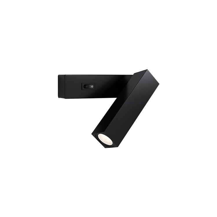 Modern simple LED wall lamp bedroom bedside lamp living room hotel exhibition hall with switch reading wall lamp