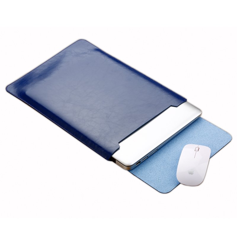 High Quality 13.3 Inch Custom Laptop Case Leather Sleeves with Mouse Pad PC Material for Macbook Air Pro
