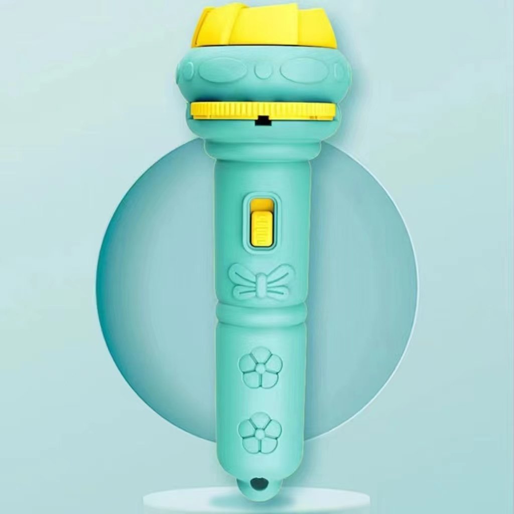 Children's Luminous Projection Toy LED Flashlight Education Cognition Early Knowledge Animal Pattern Bedtime Story