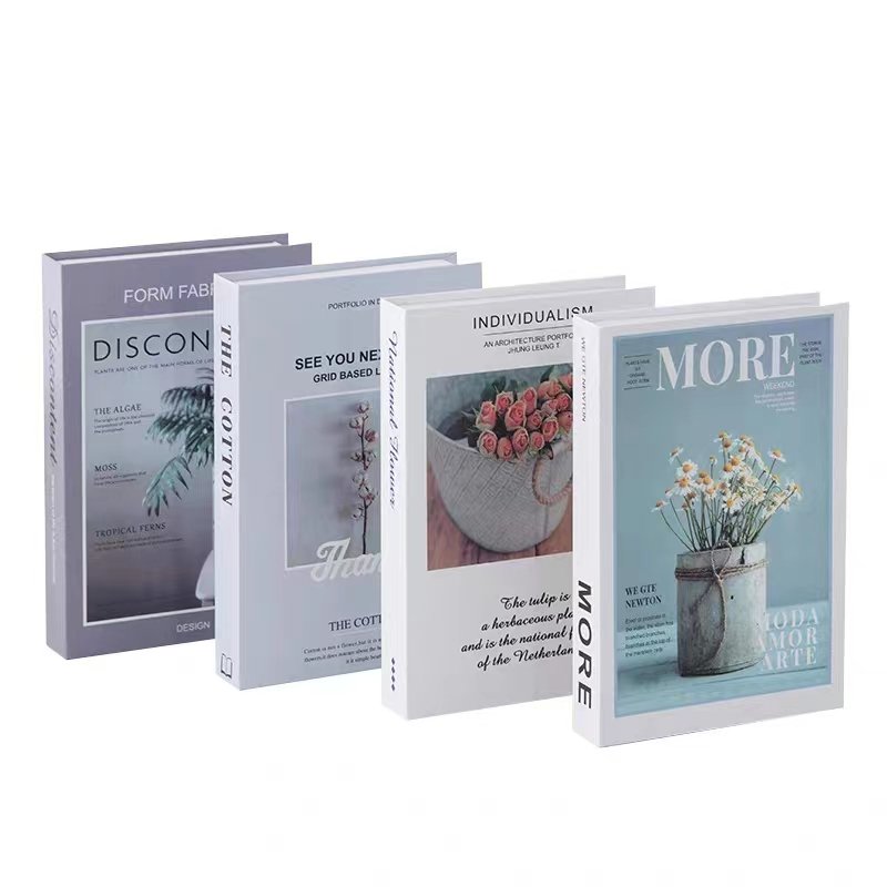 Nordic Home Hotel Decoration Faux Book Props Coffee Table Decorative Books Home Decor Luxury Designer Books
