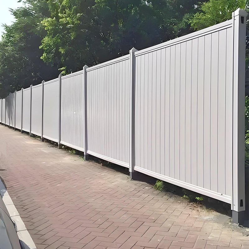 3 Rail Vinyl Fence Pvc Plastic Privacy Fence Rail White Pvc Horse Farm 3 Rail Pvc Fence