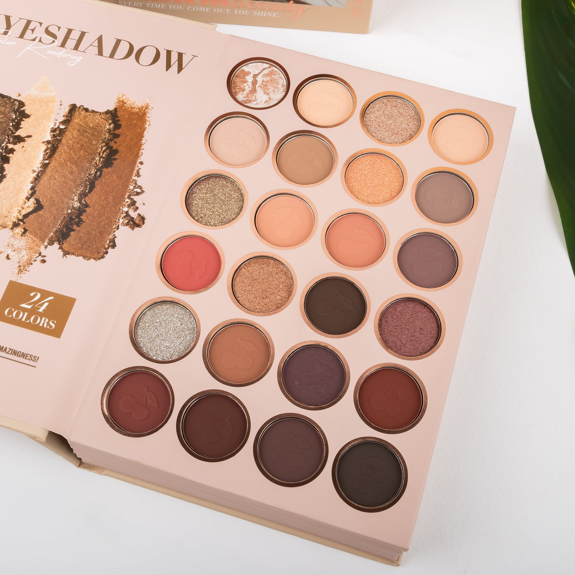 5-Layer Book-Style Foldable Makeup Palette Set Portable & Long-Lasting Contour Blush Highlight Eyeshadow Lipstick