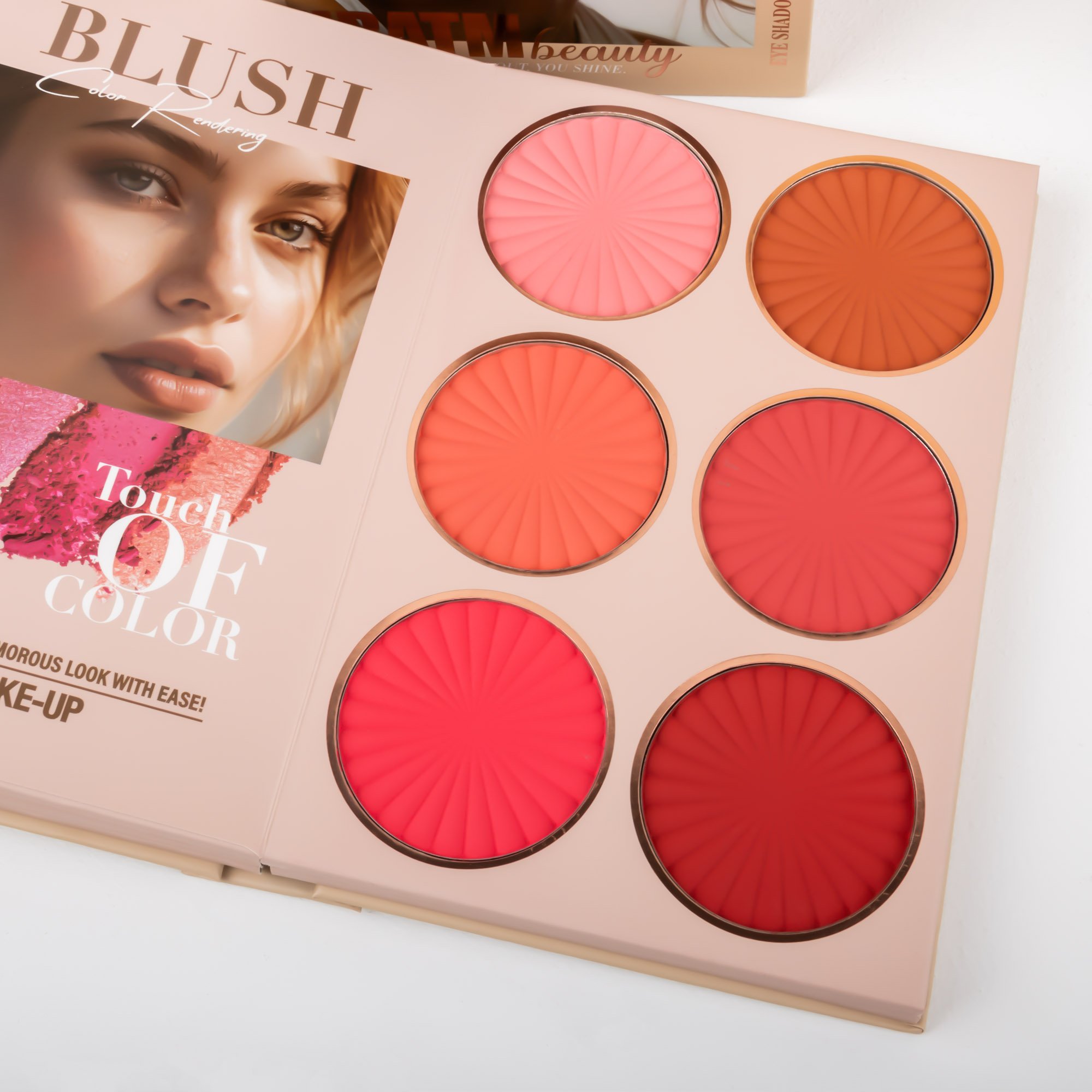 5-Layer Book-Style Foldable Makeup Palette Set Portable & Long-Lasting Contour Blush Highlight Eyeshadow Lipstick