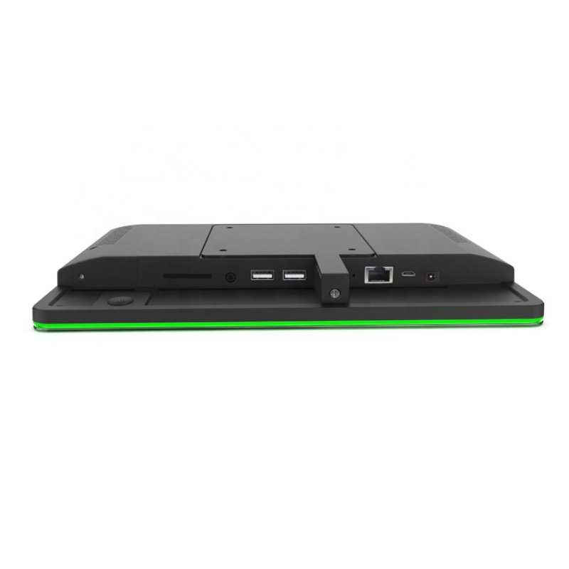 Wall mount 10.1 inch Android tablet pc with RJ45 poe, wifi, LED light for meeting room booking