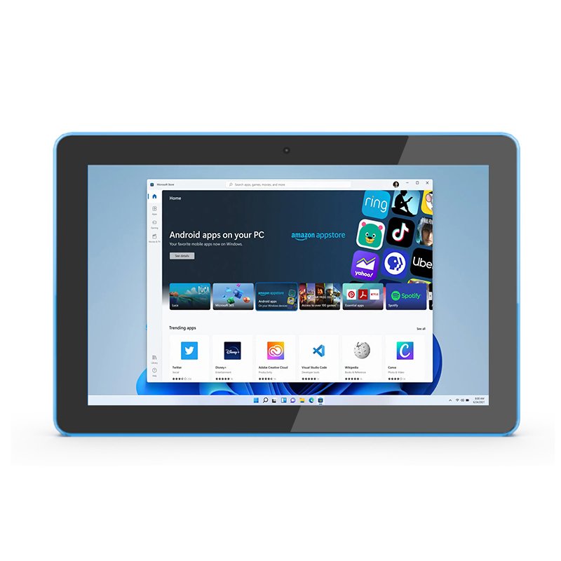 Wall mount 10.1 inch Android tablet pc with RJ45 poe, wifi, LED light for meeting room booking