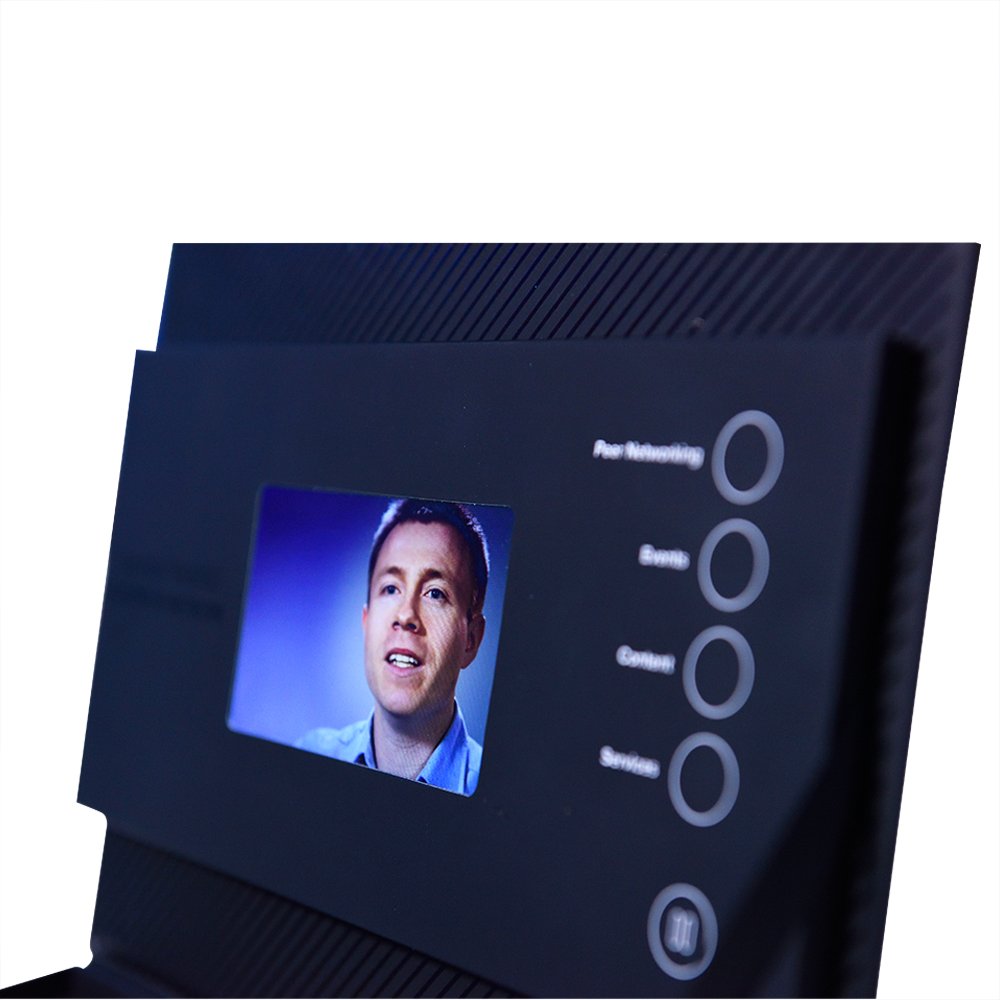 Luxury Video Guest Brochure Card 4GB Memory Business Card Lcd Video Book Invitation Clear lcd screen video box wedding