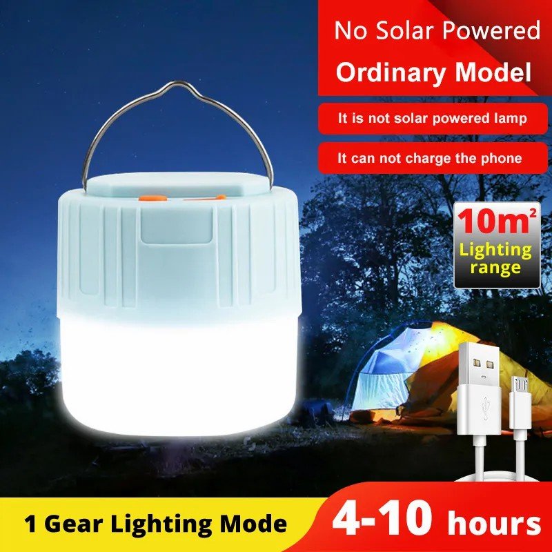 USB Charge solar emergency light 100 Lumens portable solar lanterns rechargeable solar portable charging light lamp