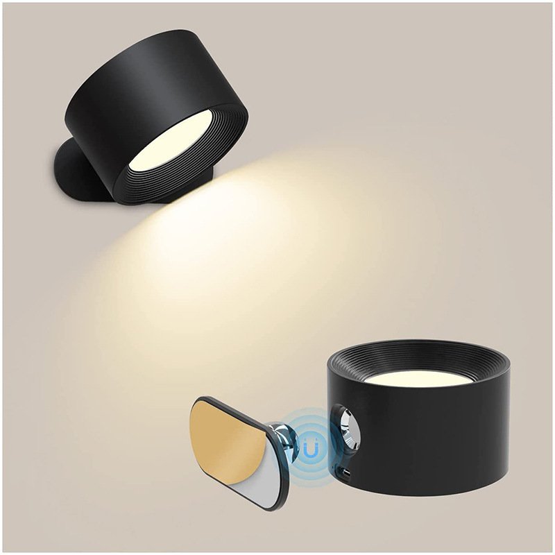 USB charging LED Bedside reading book light Charging Portable touch adjustable magnetic cabinet light