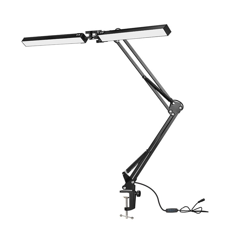 LED desk lamp eye protection USB rechargeable dormitory book desktop bedside reading long cantilever folding clip light