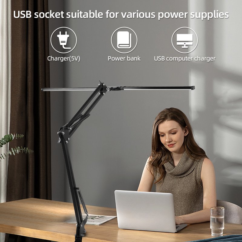 Usb Table Lamp Decorated Dimmable Foldable Desk Table Lamp/Table Lamp For Study Desk Light,Reading Lamp,Led Table Lamp