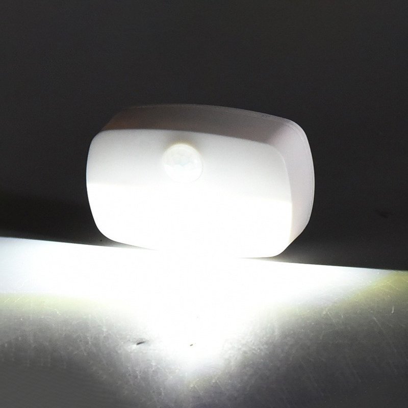 Body Sensing Wireless Night Light 4.5v 0.5w Warm White Light For Wardrobe Aisle Stairs Wireless Night Light