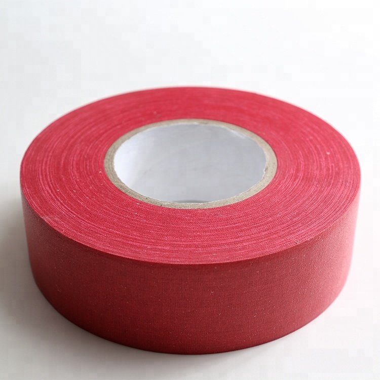 Black oem custom logo printing vinyl coated cotton cloth non reflective pro gaffer tape gaff camera stage tape rolls 2 inch