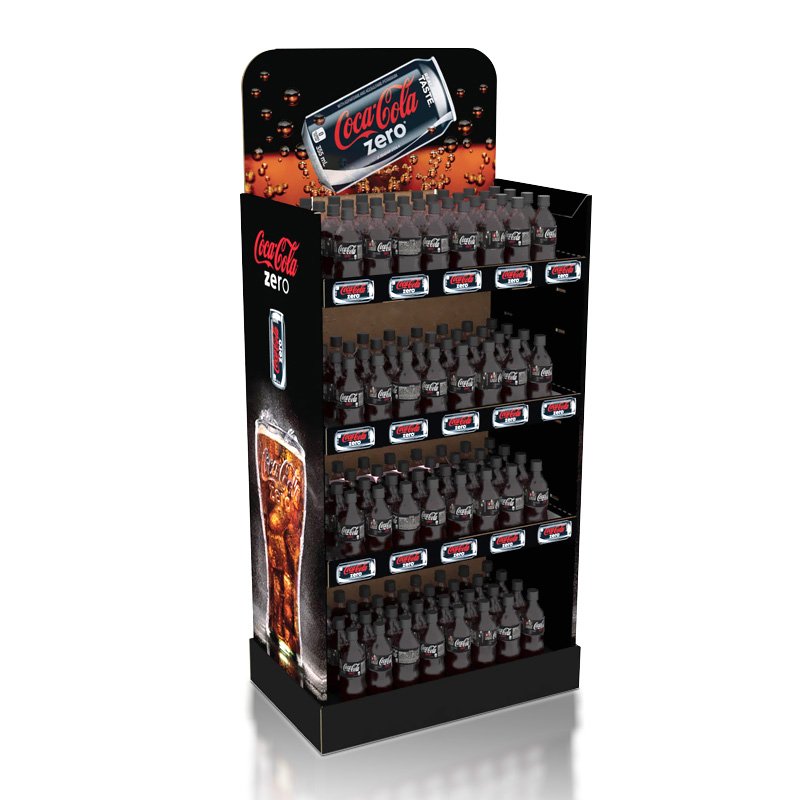 Customized Cosmetic Acrylic Display Cabinet 4 Layers Acrylic Display With LED Light Tobacco Display Stand Cabinet Rack