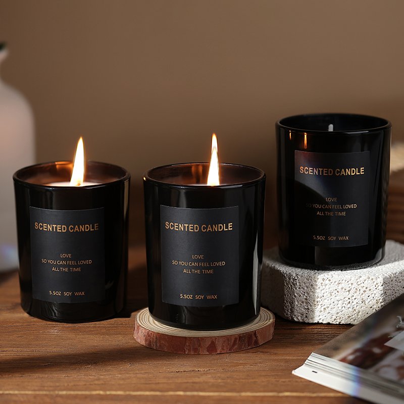 Private label Wholesale products Custom Scented Candle Aromatherapy Jar gift box Soy Wax Candle Scented candles wholesale