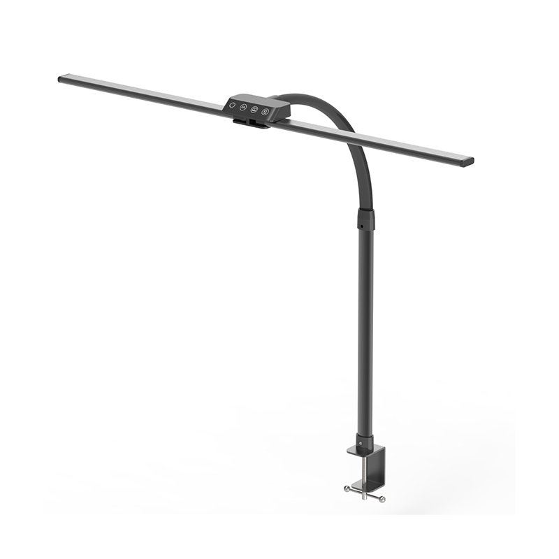 LED high brightness lamp beads modern iron double head hose study reading eye protection clip desk lamp dormitory