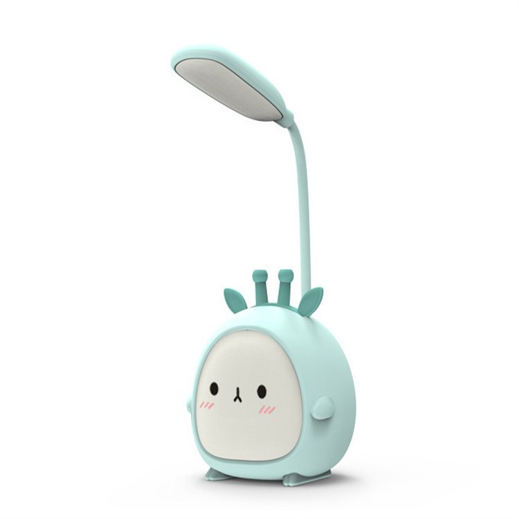 USB Rechargeable Folding Table Lamp Gooseneck Hose Study Office Reading Led Eye Caring Night Light for kids Living Room