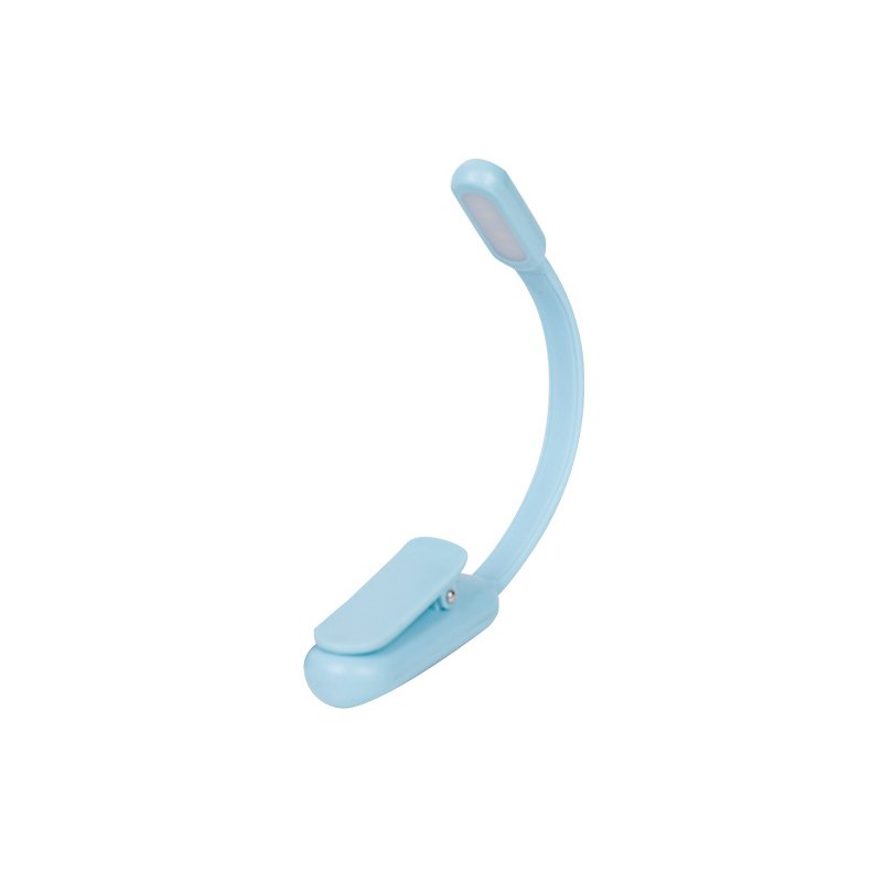 Pink blue black clip book lamp stepless dimming reading light