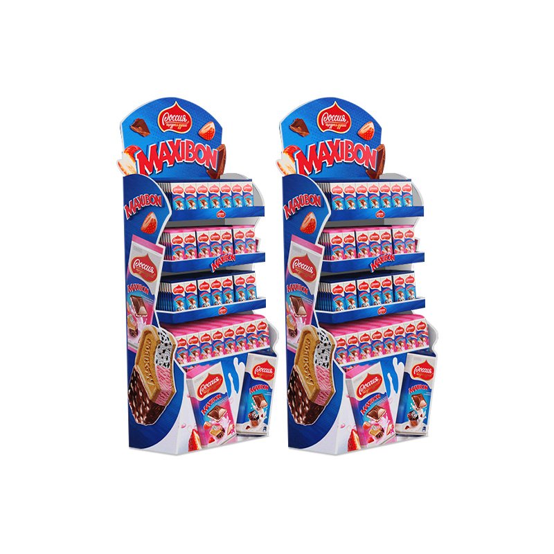 Promotion Floor PVC Display Food Snack Potato Chips PVC Foam Display Rack