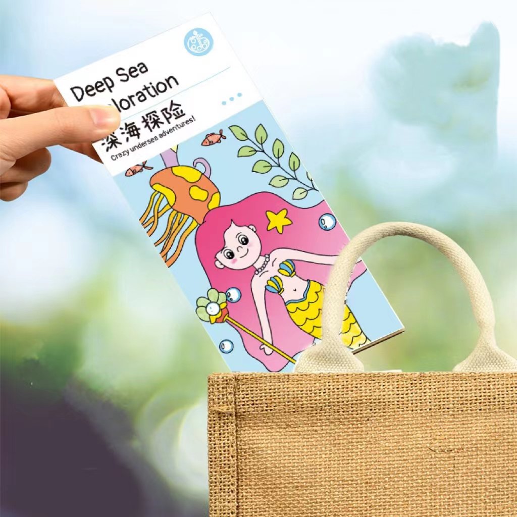 Children's New Gouache Graffiti Painting Book Coloring Puzzle Light Color Kindergarten Coloring Book