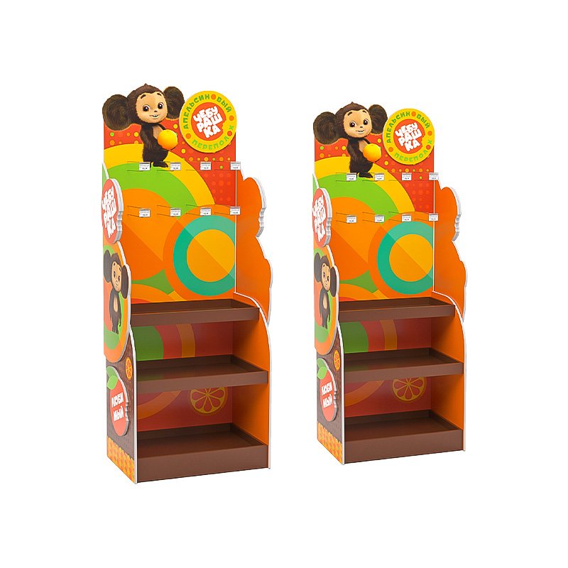 High Density Floor Standing PVC Foam Board Display Rack Shelf Pvc Display Stand