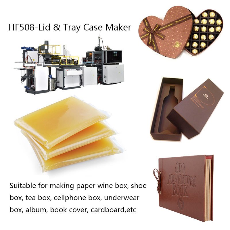 Quality Manufacturer Non-toxic Wine Box Shoe Case Jelly Animal Protein Glue for Case Gluing Machine HF508