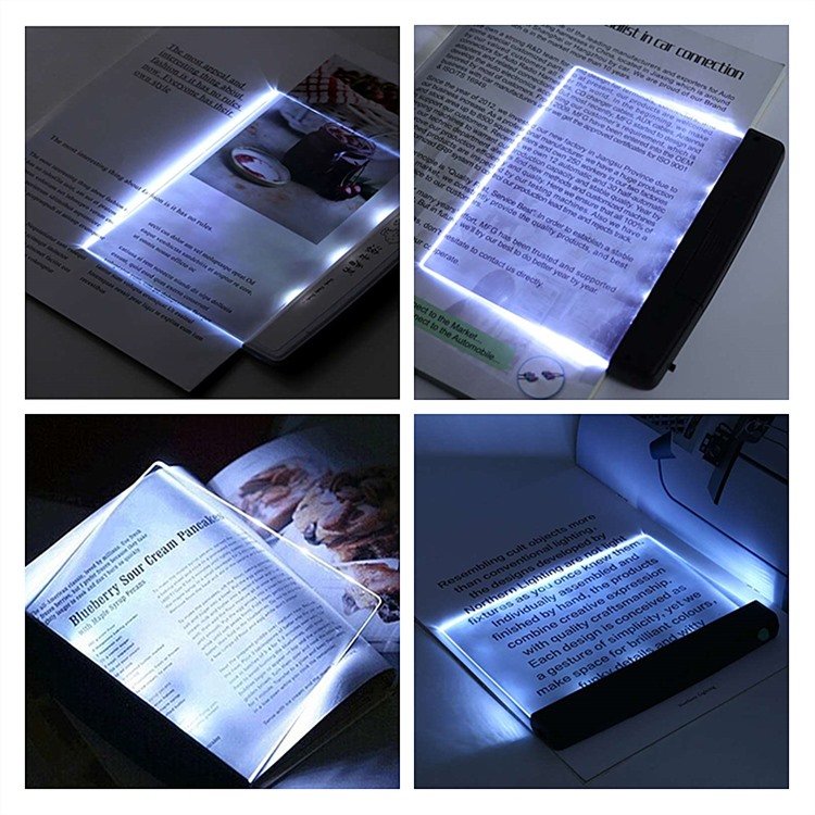 Use-friendly Design Portable Panel Dormitory Led Lightwedge Students Bedroom Creative Night Light Book Reading Indoor