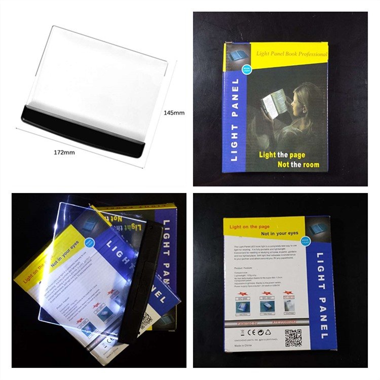 Use-friendly Design Portable Panel Dormitory Led Lightwedge Students Bedroom Creative Night Light Book Reading Indoor