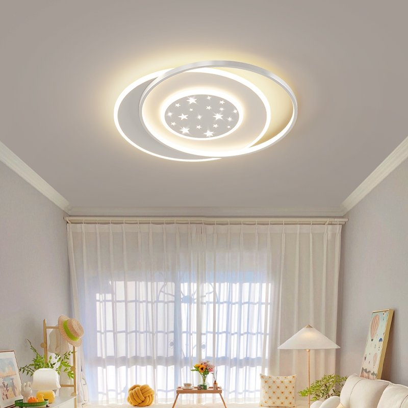 Modern Nordic Simple Star LED Ceiling Lights Creative Romantic Decorative Design for Bedroom and Living Room