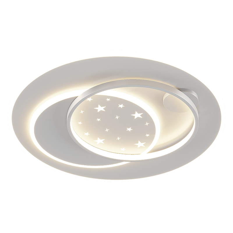 Modern Nordic Simple Star LED Ceiling Lights Creative Romantic Decorative Design for Bedroom and Living Room