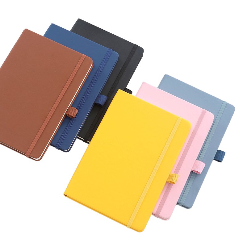 Business Use Waterproof PU Leather Cover A5 Daily Journal Notebooks Planner Wholesale Manufacturers