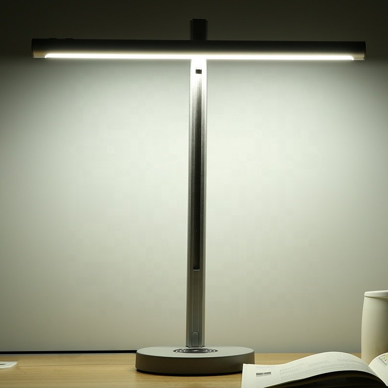 MA33C 12W wireless led desk lamp with USB port student reading beside lamp office desktop light lamp adaptor