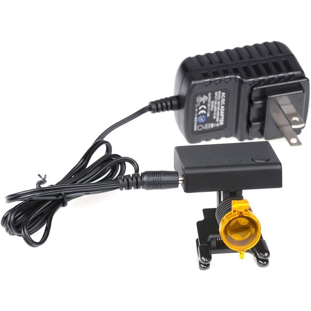 Dental head led light 5W 180 degree rotary angle adjustable brightness dental loupe head light