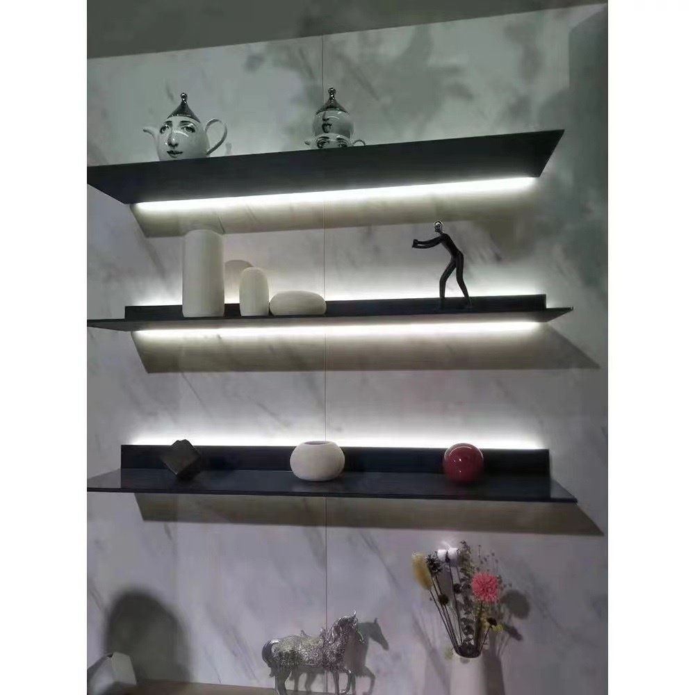High Quality Multi-Purpose Aluminum Book Shelf Display Shelves Cabinet For Books Led Light Strip Display