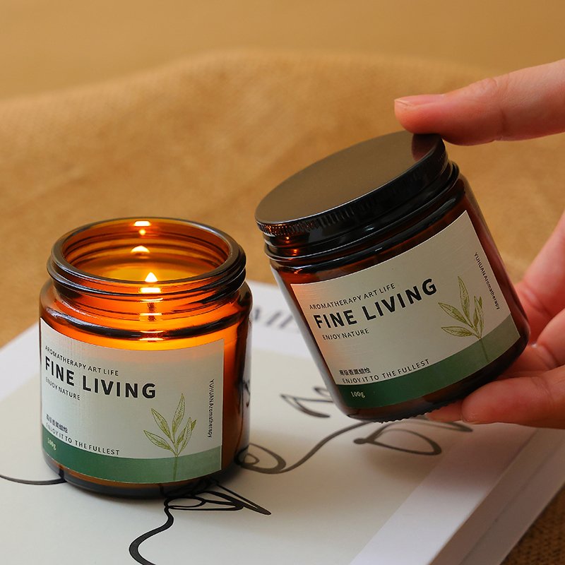 Custom Label Luxury High Quality Trendy Candles With Jar Box Scented Soy Wax Candles For Birthday Valentines Gift Candle