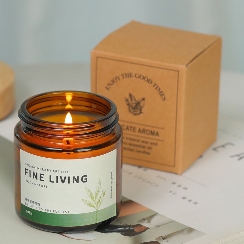 Custom Label Luxury High Quality Trendy Candles With Jar Box Scented Soy Wax Candles For Birthday Valentines Gift Candle