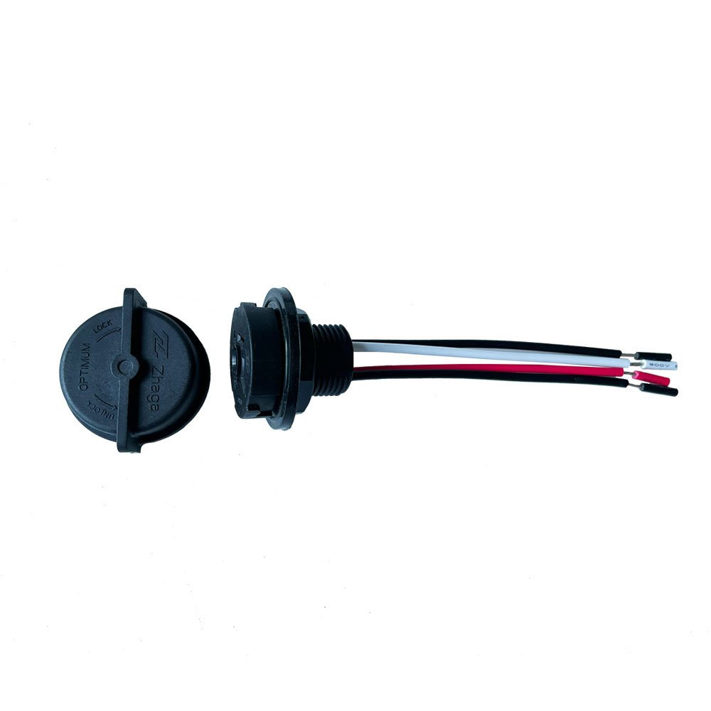 IP66 Zhaga controller socket DALI 0-10V Dimming 4Pin zhaga receptacle for led controller