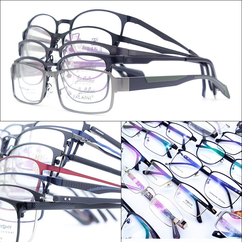High Quality Anti Blue Optical Reading Glasses Factory Direct Sale New Fashion Metal Frame Discount Promotion