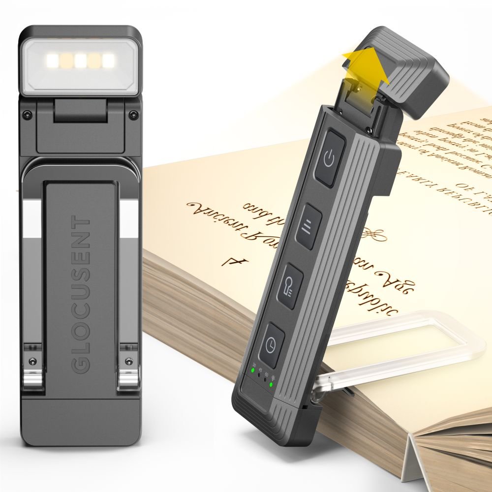 Preferential Price 2024 New Mini Usb Rechargeable Night Reading Lamp Portable Led Clip On Bookmark Book Light